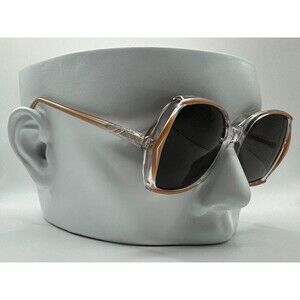 True Vintage Oversize Sunglasses NOS Nana Style Peach Plastic Oleg Cassini #262